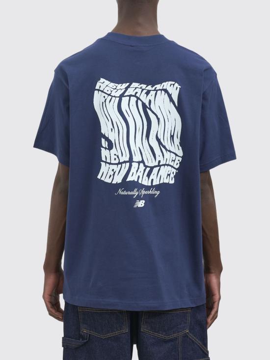 26SS 뉴발란스 반팔 티셔츠 MT61B2STNNY Blue - NEW BALANCE