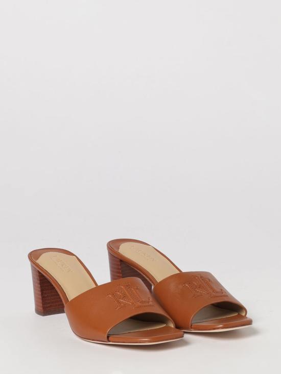 26SS 랄프 로렌 뮬/슬리퍼 802974364 002 Brown - RALPH LAUREN