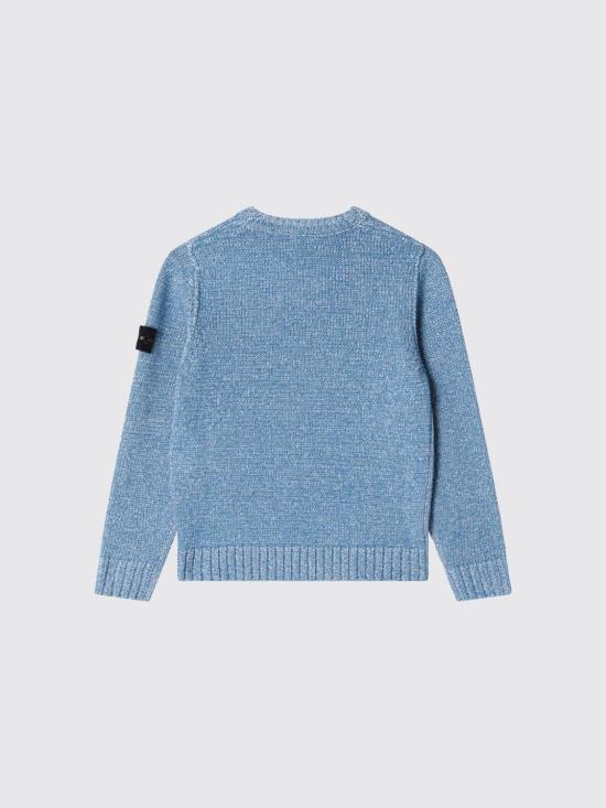 26SS [키즈] 스톤 아일랜드 풀오버 5100014S0M15 V004A Gnawed Blue - STONE ISLAND