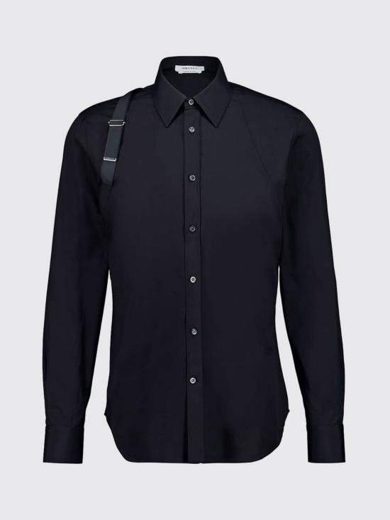 26SS 알렉산더 맥퀸 긴팔 셔츠 828170QNAAB 1000 Black 1 - ALEXANDER MCQUEEN