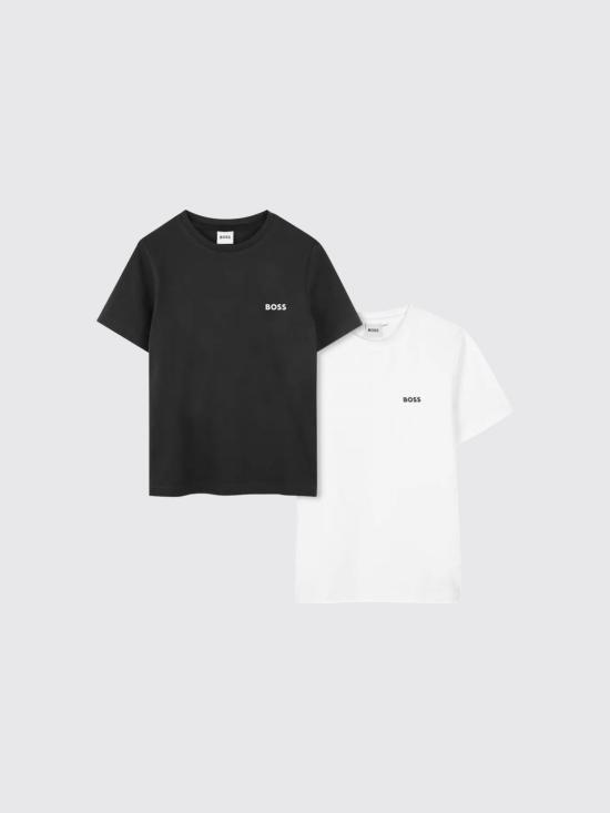 26SS [키즈] 보스 티셔츠 J52680 M41 White 1