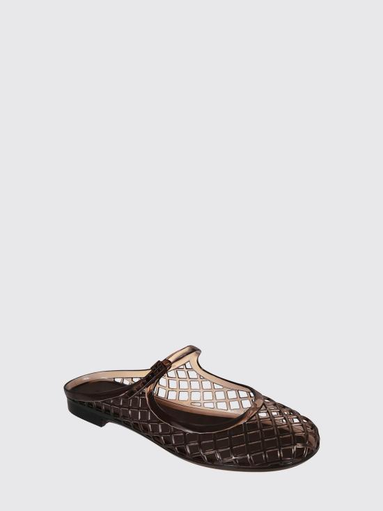 26SS 토리버치 멜로우 메리 제인 젤리 뮬 163189 200 Brown - TORY BURCH
