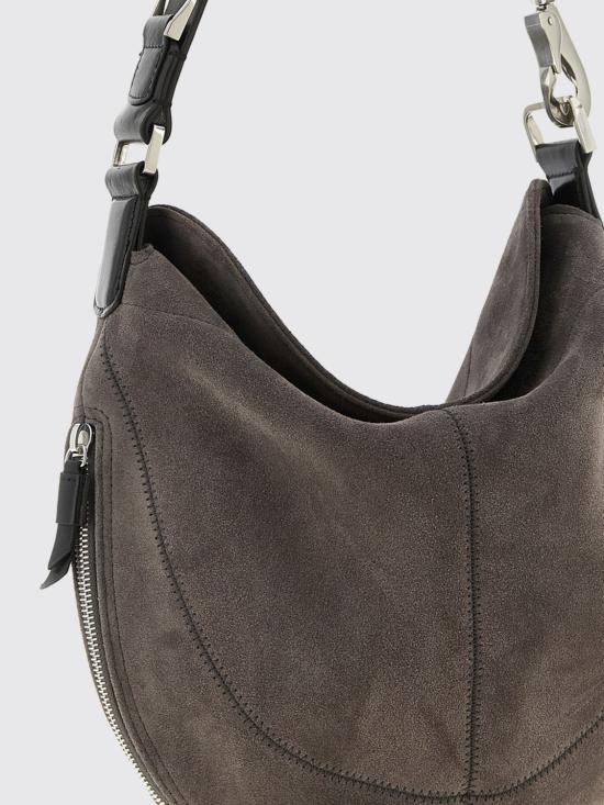26SS 르메르 호보 퀴버 클리브드 백 스웨이드 레더 BG0196LL0125 GR102 Grey - LEMAIRE