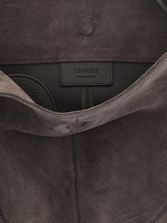26SS 르메르 호보 퀴버 클리브드 백 스웨이드 레더 BG0196LL0125 GR102 Grey - LEMAIRE