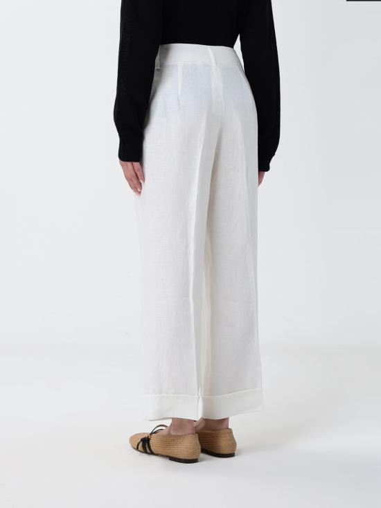 26SS 에스막스마라 스트레이트 팬츠 2619131113600 001 White - 'S MAX MARA