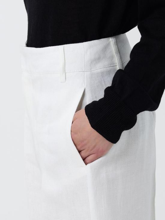 26SS 에스막스마라 스트레이트 팬츠 2619131113600 001 White - 'S MAX MARA