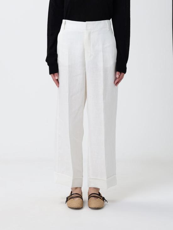 26SS 에스막스마라 스트레이트 팬츠 2619131113600 001 White