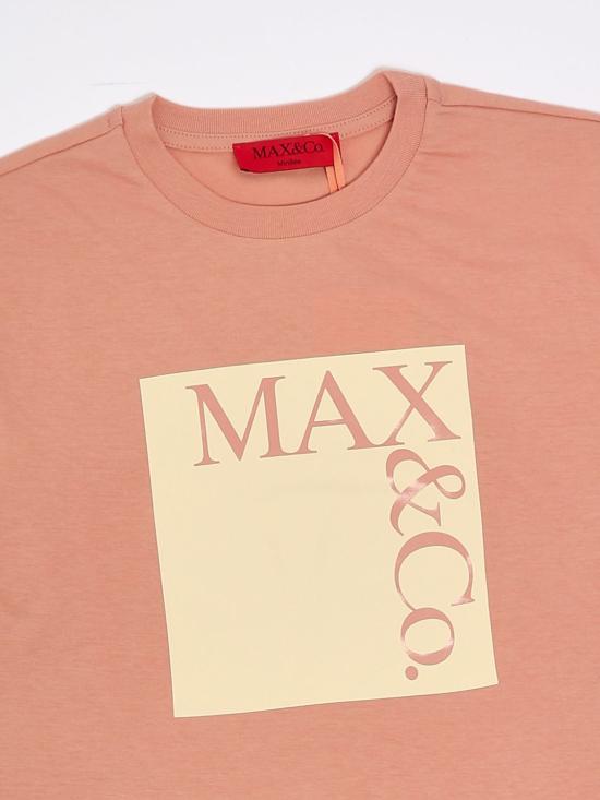 26SS [키즈] 막스앤코 티셔츠 MX0005MX057 MX310 Pink - MAX & CO.