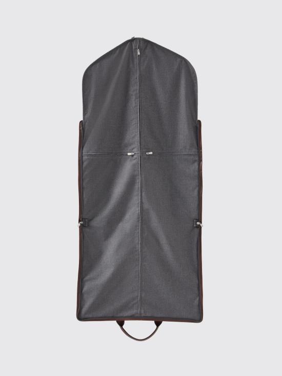 26SS 브루넬로 쿠치넬리 카프스킨 슈트 케이스 MWN4CU390 CAW48 Grey - BRUNELLO CUCINELLI