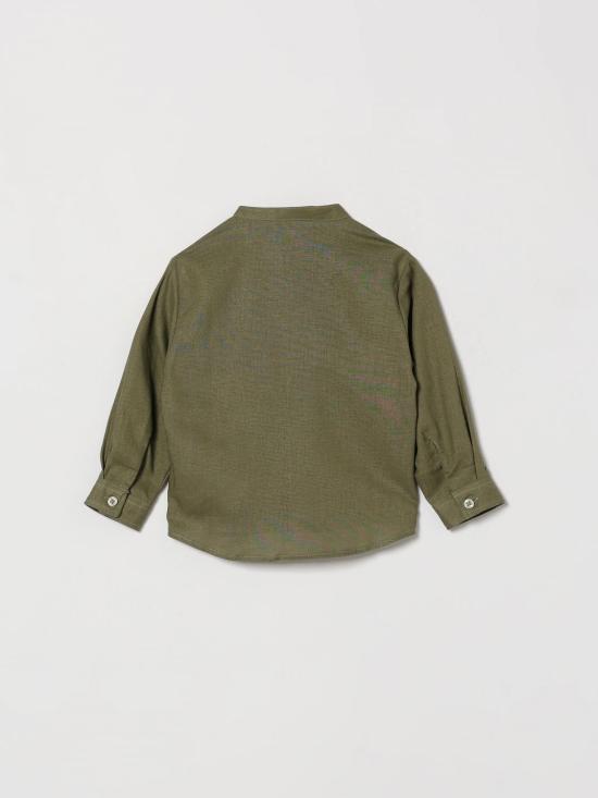 26SS [키즈] 마뉴엘리츠 셔츠 MR3473 VERDE MILITARE Military - MANUEL RITZ