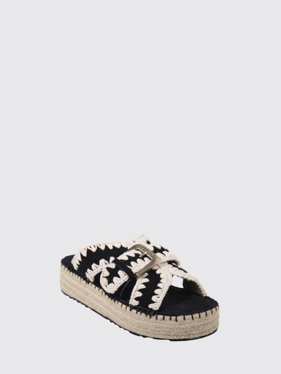26SS 모우 뮬/슬리퍼 SW641003A BKWHI Black - MOU