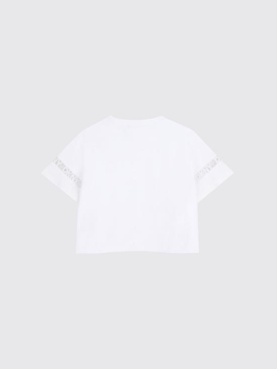 26SS [키즈] 디케이엔와이 티셔츠 D62623 10P White - DKNY