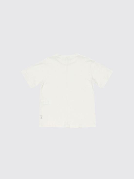 26SS [키즈] 파올로페코라 티셔츠 PP4368 GESSO White - PAOLO PECORA