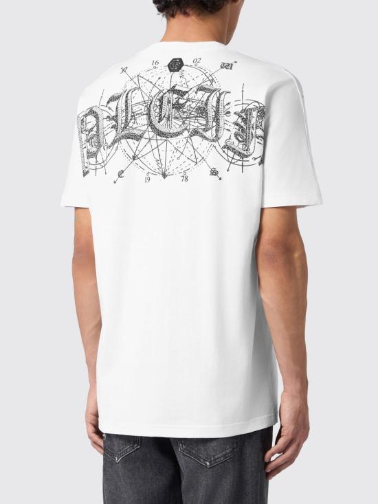 26SS 필립 플레인 반팔 티셔츠 SAFCMTK8822PJY002N 01 White - PHILIPP PLEIN