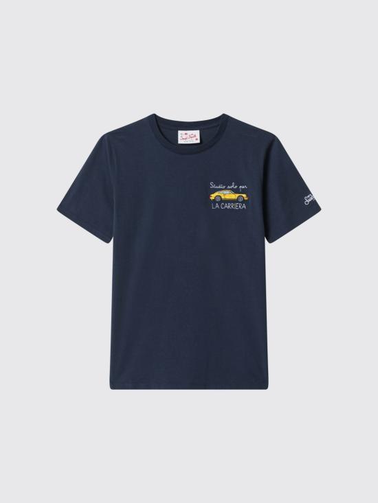 26SS [키즈] 세인트바쓰 티셔츠 POT0002 00712L Navy