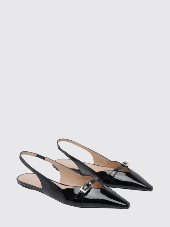 26SS 스튜어트 와이츠먼 플랫 슈즈 SM975 BLK Black - STUART WEITZMAN