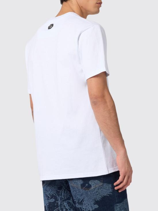 26SS 필립 플레인 반팔 티셔츠 SAFCMTK8865PJY002N 01 White - PHILIPP PLEIN