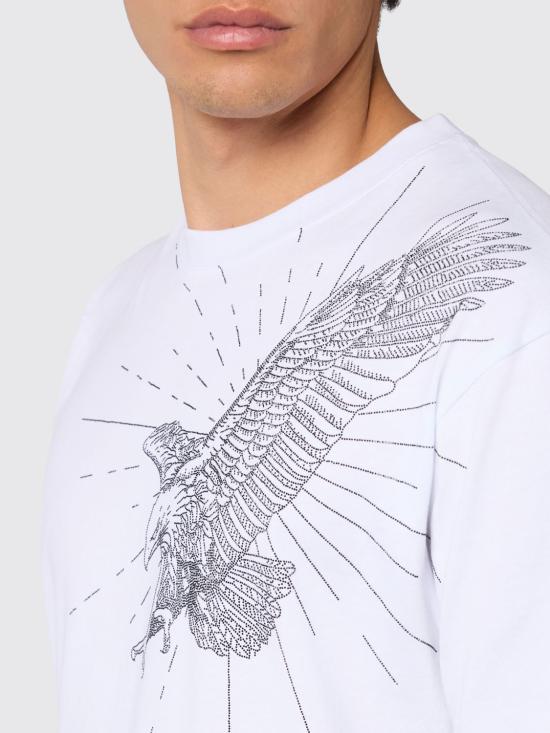 26SS 필립 플레인 반팔 티셔츠 SAFCMTK8865PJY002N 01 White - PHILIPP PLEIN