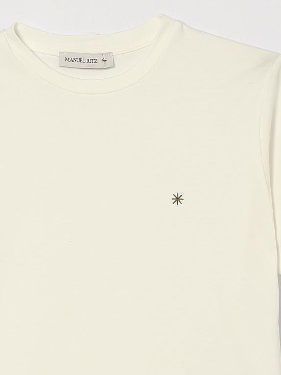 26SS [키즈] 마뉴엘리츠 폴로 셔츠 MR3416 GESSO White - MANUEL RITZ