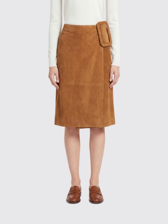 26SS 아미 미디 스커트 FSK463LH0059 236 Brown
