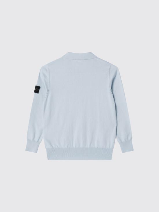 26SS [키즈] 스톤 아일랜드 폴로 셔츠 5100008S00B2 V0041 Blue - STONE ISLAND