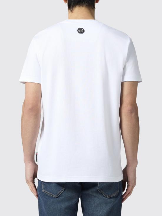 26SS 필립 플레인 반팔 티셔츠 PAFCMTK8986PJY002N 01 White - PHILIPP PLEIN