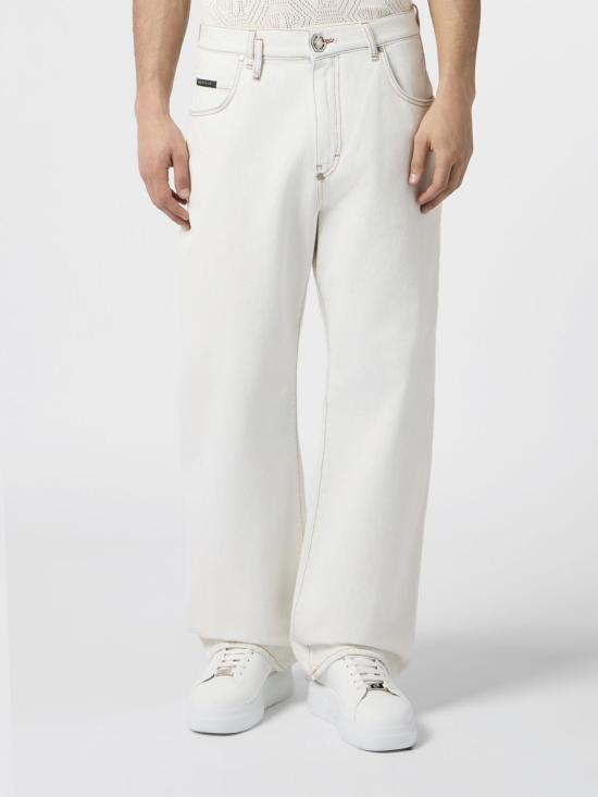 26SS 필립 플레인 데님 팬츠 PAFCMDT4336PDE004N 01LS White