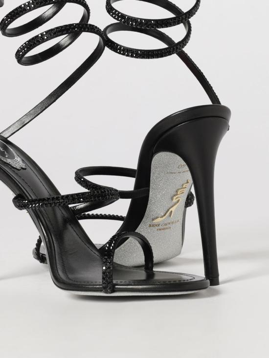 26SS 르네 카오빌라 샌들 C12369105R001 V050 Black - RENE CAOVILLA