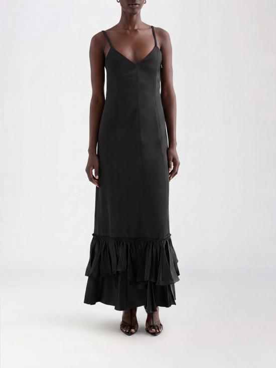 26SS 질샌더 롱 원피스 J02CT0576J65350 001 Black