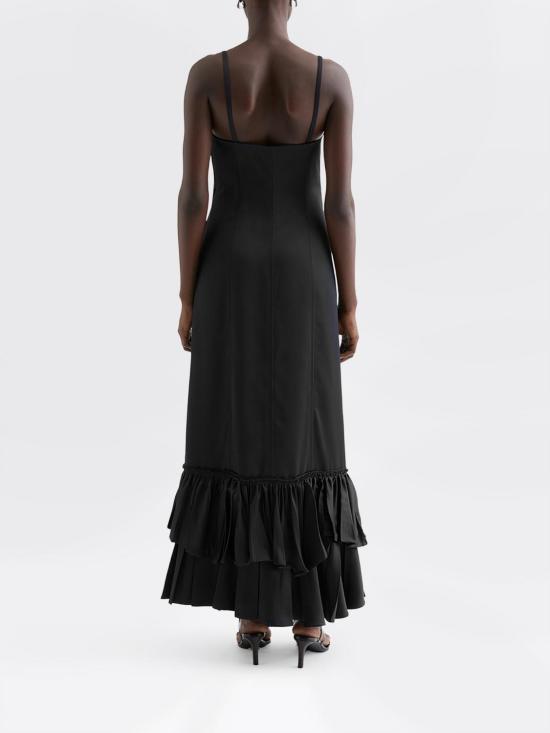 26SS 질샌더 롱 원피스 J02CT0576J65350 001 Black - JIL SANDER