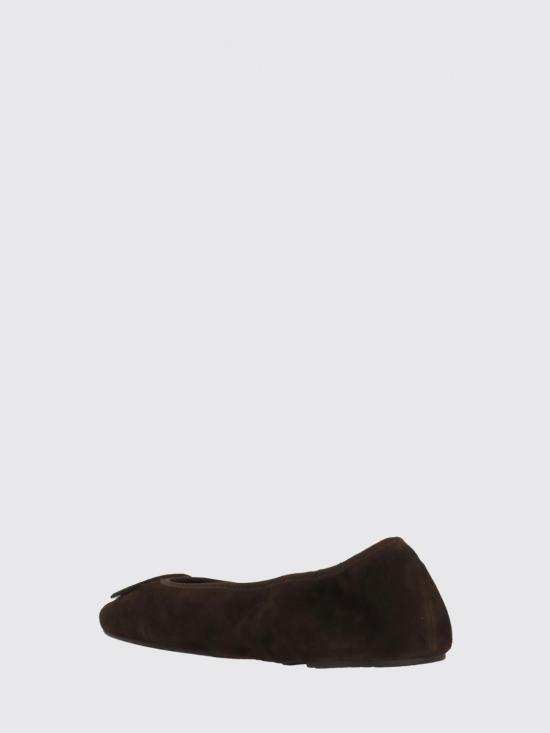 26SS 토리버치 레바 트레블 발레 플랫 슈즈 177247 200 Brown - TORY BURCH
