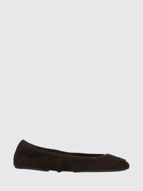26SS 토리버치 레바 트레블 발레 플랫 슈즈 177247 200 Brown