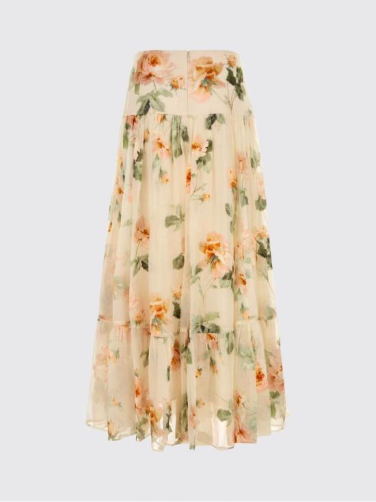 26SS 짐머만 롱 스커트 7883SS263 CRRO Cream - ZIMMERMANN