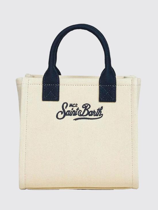 26SS 세인트바쓰 토트백 VANMI001 01867L White - MC2 SAINT BARTH