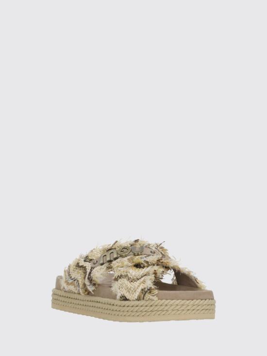 26SS 모우 뮬/슬리퍼 MUSW451011K FRTE Beige - MOU