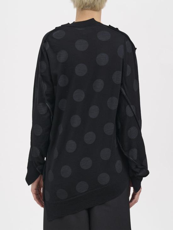 26SS 와타나베 준야 스웨터 JQN019 Black - JUNYA WATANABE