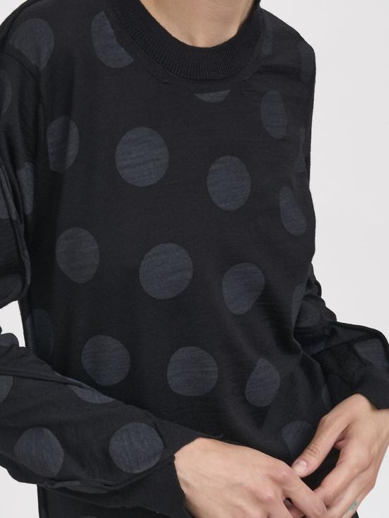 26SS 와타나베 준야 스웨터 JQN019 Black - JUNYA WATANABE