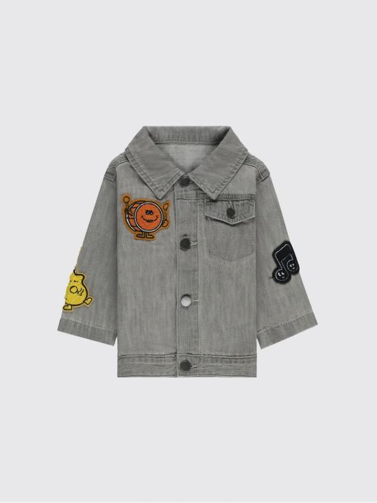26SS [키즈] 스텔라 맥카트니 데님 자켓 TY2507BZ0522 909 Grey