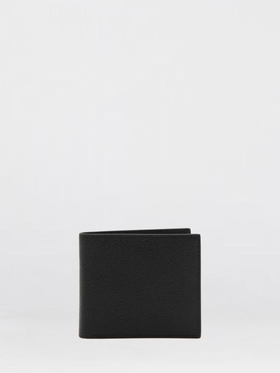 26FW 톰브라운 페블 그레인 레더 빌 폴드 지갑 MAW023A00198 001 Black