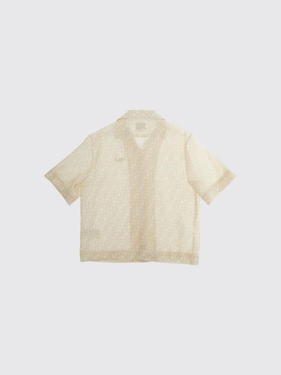26SS [키즈] 펜디 셔츠 JUC109AY8C F1P2N Yellow - FENDI
