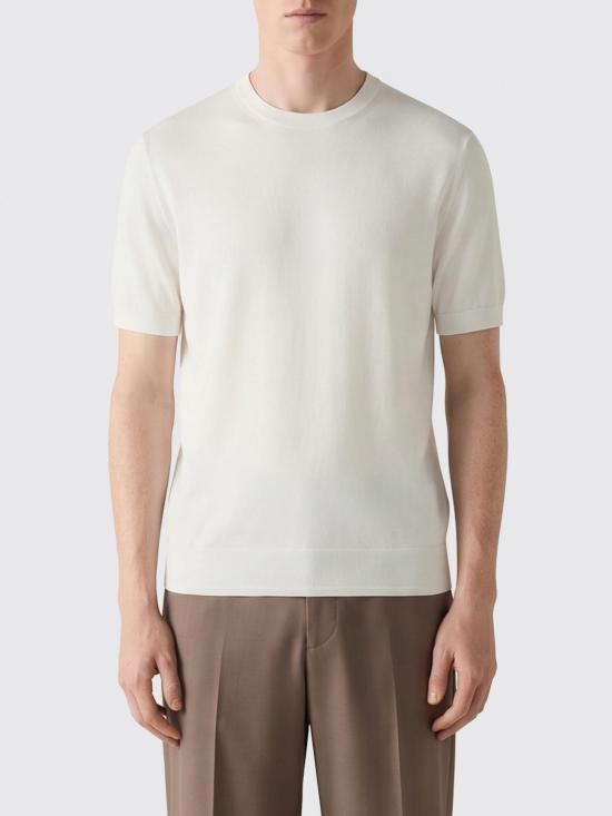 26SS 에르메네질도제냐 스웨터 E8C90A7C10 N01 White