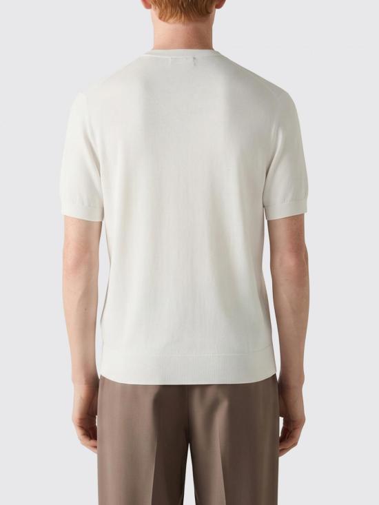 26SS 에르메네질도제냐 스웨터 E8C90A7C10 N01 White - ERMENEGILDO ZEGNA