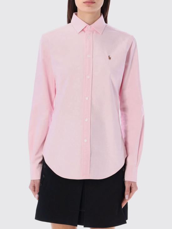 26SS 폴로 랄프로렌 포니 로고 옥스포드 셔츠 211891377 002 Pink