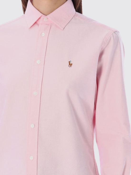 26SS 폴로 랄프로렌 포니 로고 옥스포드 셔츠 211891377 002 Pink - POLO RALPH LAUREN
