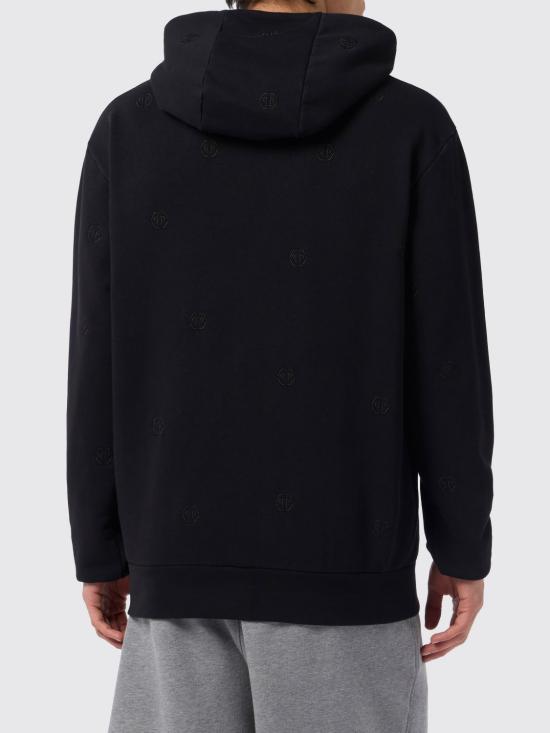 26SS 필립 플레인 후드 티셔츠 SAFCMJB3874PTE003N 0202 Black - PHILIPP PLEIN