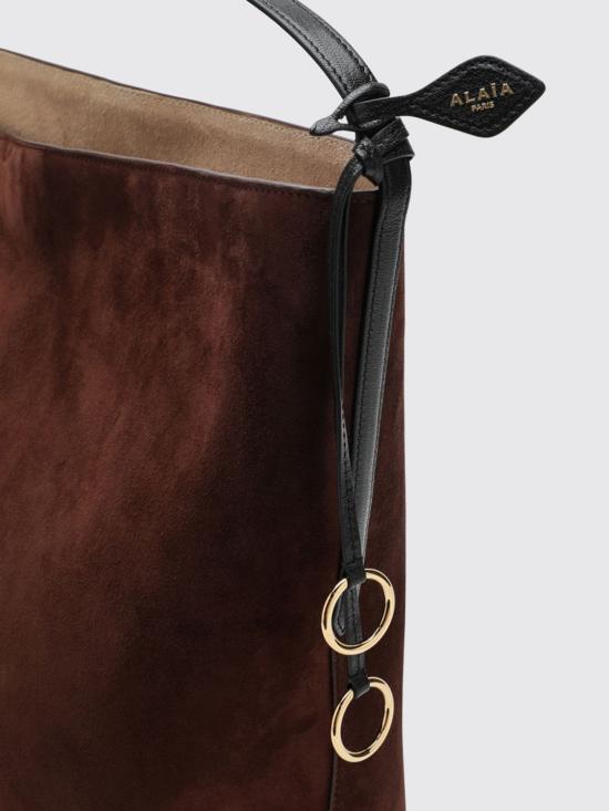 26SS 알라이아 숄더백 AA1L6006CA577 743 Brown - ALAIA