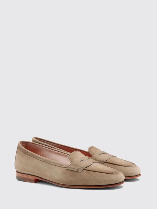 25FW 산토니 로퍼 WUNY71031SA4SAEA E50 Natural - SANTONI