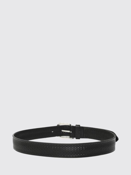 26SS 오르치아니 가죽 벨트 U08402BUS NER Black - ORCIANI