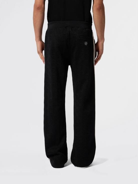26SS 필립 플레인 트레이닝/조거 팬츠 SAFCMJT2715PTE003N 02 Black - PHILIPP PLEIN
