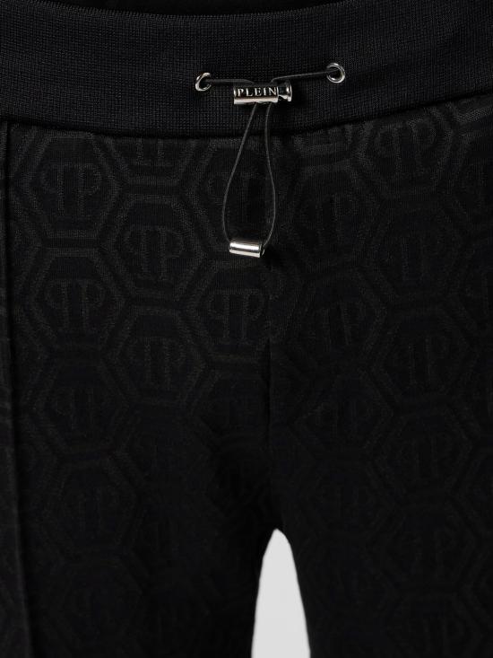26SS 필립 플레인 트레이닝/조거 팬츠 SAFCMJT2715PTE003N 02 Black - PHILIPP PLEIN
